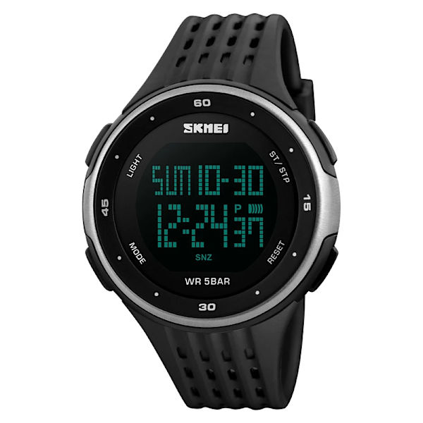 SKMEI 1219 Dam Digital Klocka Relogio Masculino Utomhussportklockor Herr Dam Vattentät LED Sport Militärklockor green