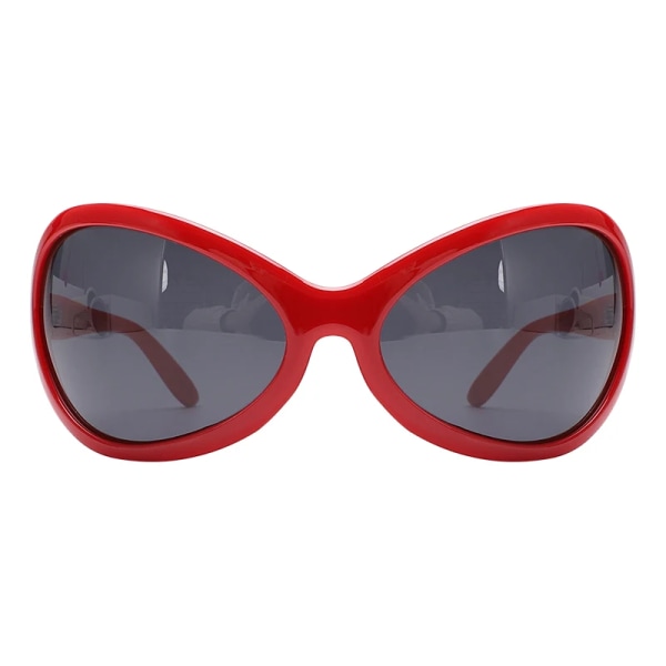 Y2k Oversized Punk Solglasögon Nya Damer Män Trender Goggle Solglasögon Dam Lyxmärke Designer Glasögon UV400 Shades Glasögon Type 4 As Shown