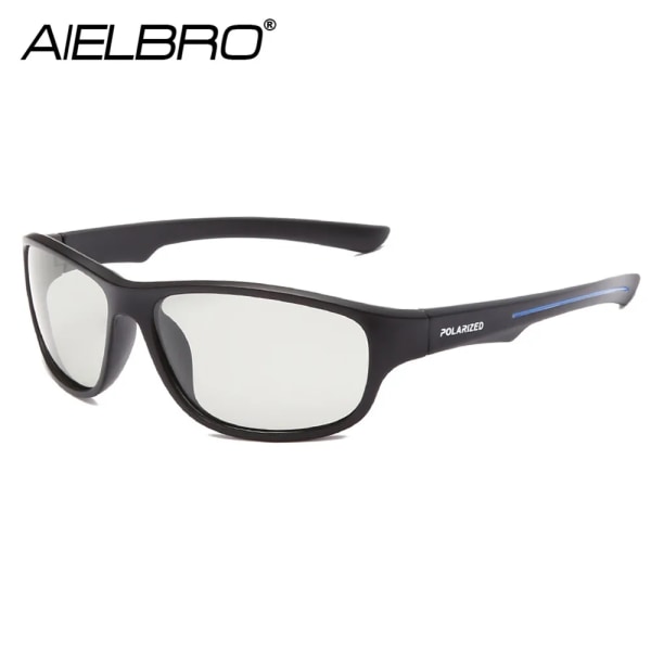 AIELBRO Glasögon Cykling Fotokromatiska Solglasögon Man Cykelglasögon Polariserade Cykelglasögon För Cykel gafas ciclismo C04 BLUE BLUE Polarized