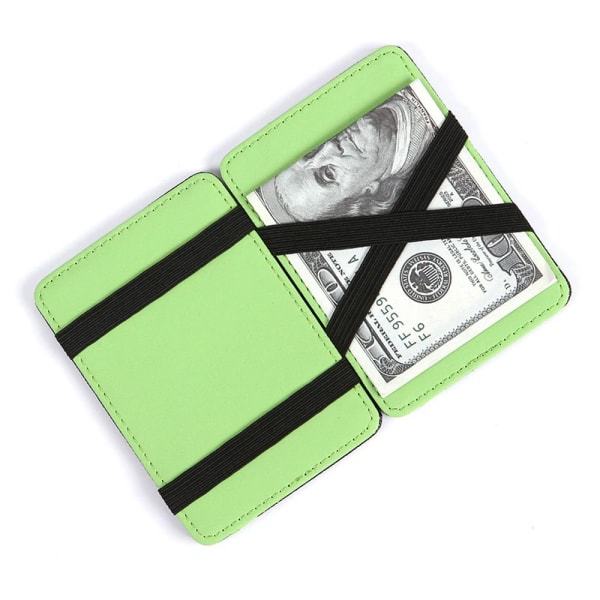 PURDORED 1 st Magic Card Holder Solid Herr Visitkortsfodral Konstläder Case Plånbok Herr Casual Reseplånbok orange