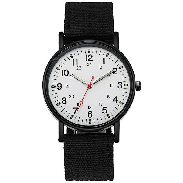 Mode självlysande klockor för män Lyxdesign herrklockor Lysande Hand Wind Alloy Herr Watch Reloj Digital Hombre Black