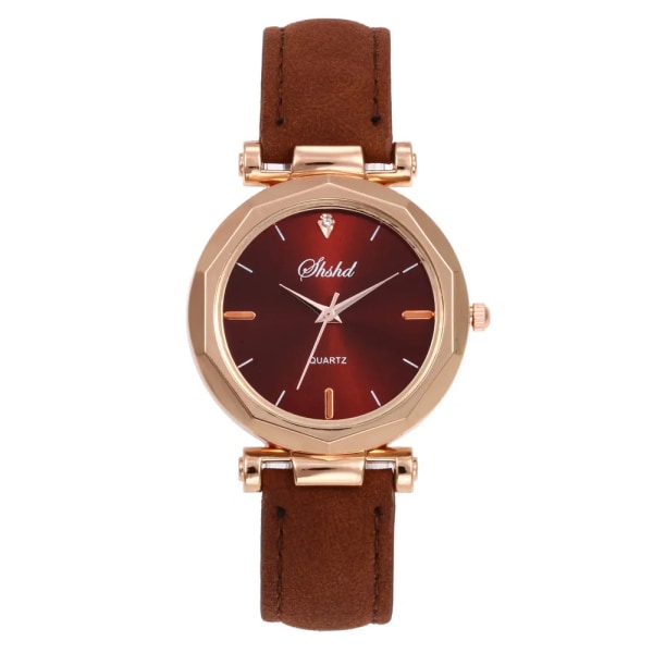Damklockor Lyxigt läder Casual Watch Quartz Armbandsgaranterade klockor Kristallarmbandsur Reloj Mujer Zegarek Damski PP