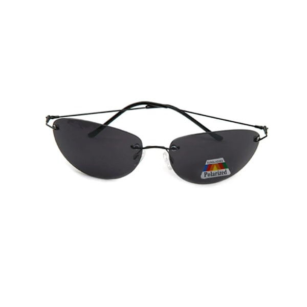 2021 100 % Titanium Matrix Neo Style Polarized Solglasögon Ultralätta Båglösa Män Körning Brand Design Solglasögon Oculos De Sol A5 Polarized