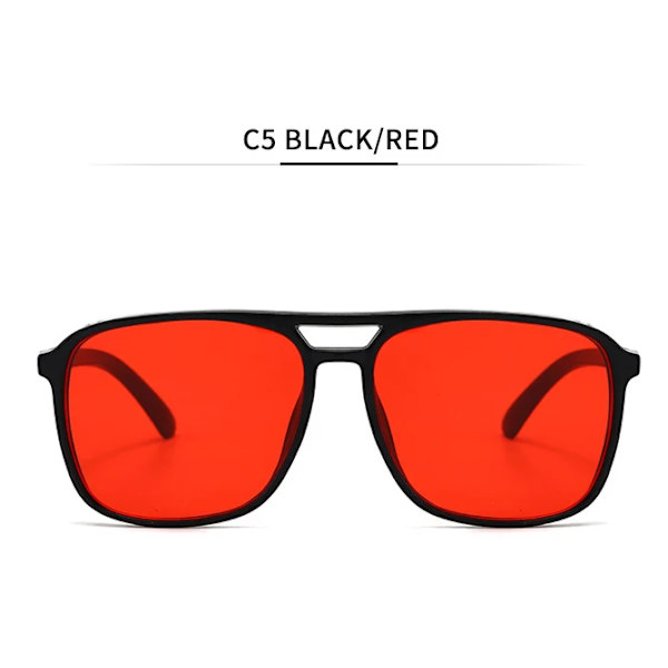 MIZHO Minus Reflektion Effekter Svart Goggle Unisex Tony Star Solglasögon Dam Steampunk Designer Punk Solglasögon Män röd 2022 MTYJ030 RED photo color