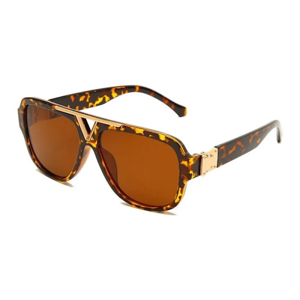 Lyxmode Herr Solglasögon Pilot Designer Båge 8 Färg Unisex Snygga Glasögon UV400 C07 Other