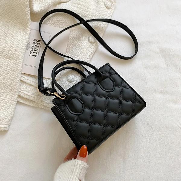 Diamond Lattice Crossbody Bag Dam Axelväska Små handväskor och plånböcker Designer Cross Body Bag för kvinnor Flap Mini Tote Khaki