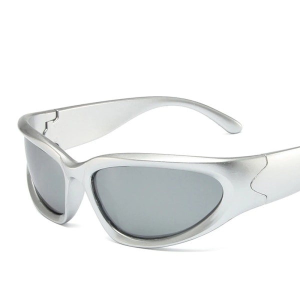 Solglasögon Kvinnor Män Märke Design Spegel Sport Lyx Vintage Unisex Solglasögon Män Förare Ridning Glasögon Skärmar 1-Black-Gray As Picture