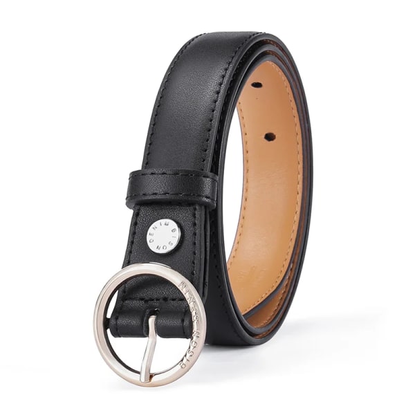 BISONDENIM 2022 New Fashion Classic äkta kohudsläderbälten för kvinna Lyxigt designermärke Bälte Automatiskt spänne N60239-1B one size