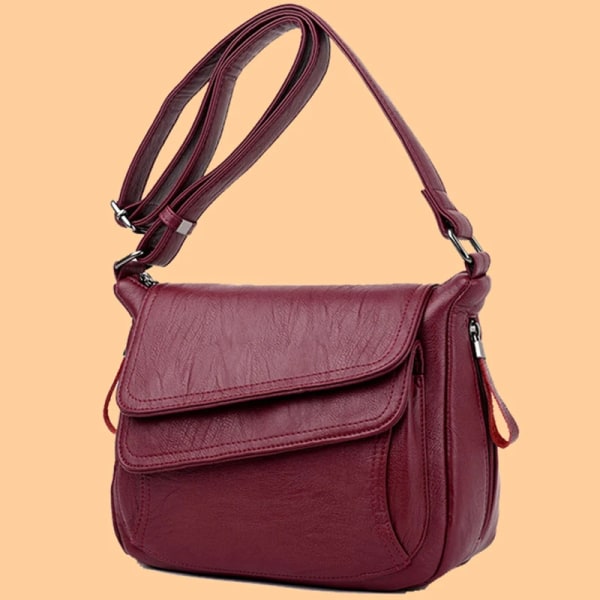 VANDERWAH Lyxiga plånböcker och handväskor i mjukt läder Damväskor Designer Kvinnor Crossbody-väskor för kvinnor Sac A Main Black