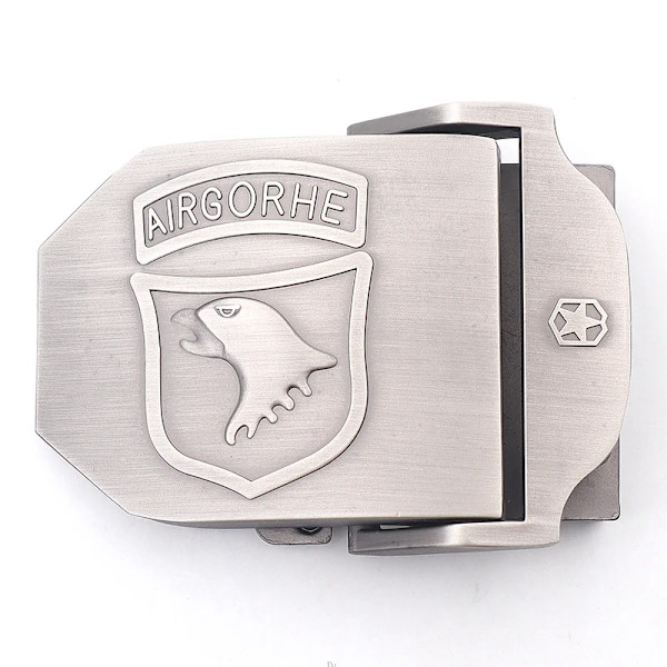 Canvas militärt taktiskt bälte män Hög kvalitet brett metall slät spänne bälte Byxor Tillbehör Ny unisex utomhusträningsbälte Deep khaki belt 110cm