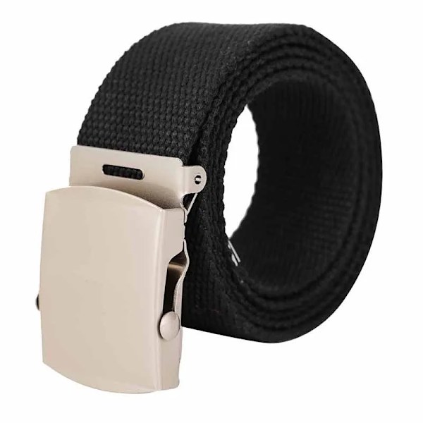 Högkvalitativ canvasbälte unisex lyxrem taktisk militär canvas midjeband Utomhusträningsbälte metallspänne bälten 3,8 brett red 100cm