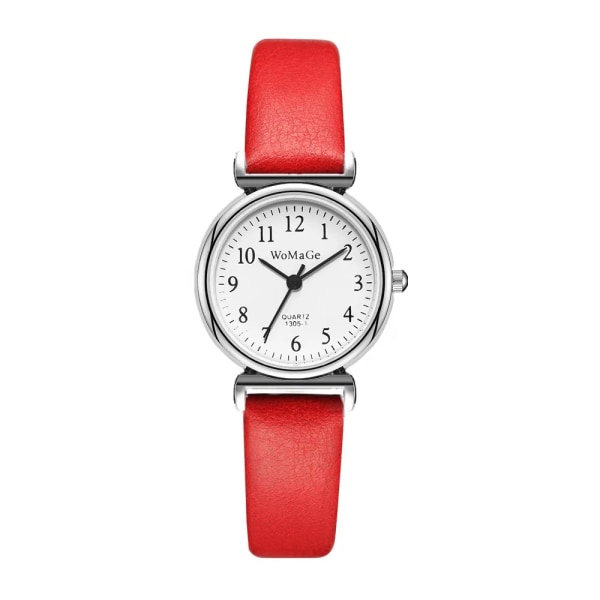 Watch Casual Retro Enkelt mode Digitala Damarmbandsur Small Dial Dress Electronics Watches red