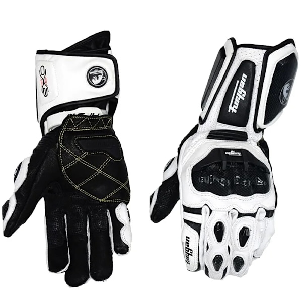 Motorcykel Läder Kolfiberhandskar Furygan Cross-Country Mountainbike Motorcykelhandskar Åkande Motorcykel Förarhandskar black XL