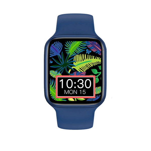 Smart Watch Series 8 W58 W59 W38 W28 Pro Smartwatch Dam Herr NFC Vattentät BT Call Heartrate Monitor IWO För Apple Android Blue W58