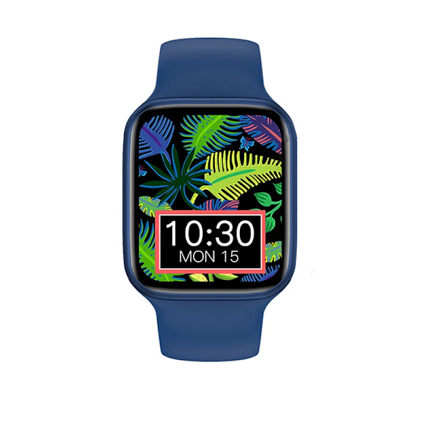 Smart Watch Series 8 W58 W59 W38 W28 Pro Smartwatch Dam Herr NFC Vattentät BT Call Heartrate Monitor IWO För Apple Android Blue W59