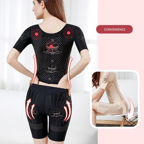 Kvinnor Sexig Body Mage Control Shapewear Viktminskning Body Push Up Shapers Underkläder Bantning Midjestöd Underkläder Nude XL