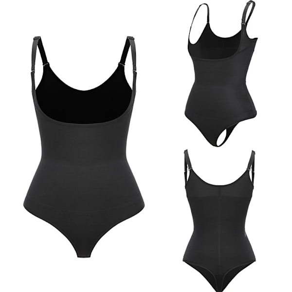 Latex Helkroppsformare Waist Trainer underbyst Smalning Underkläder Bodysuits Shapewear Magstrimmer Dam Korsett Beige M