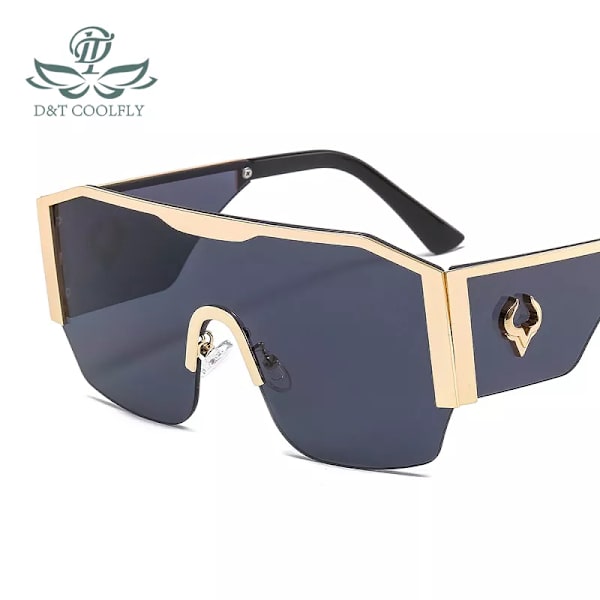 D&T 2021 New Fashion Shield Solglasögon Män Kvinnor Högkvalitativ Lyxgradienter Lins Bull Logo Brand Designer Hot Sell Solglasögon C7 Other