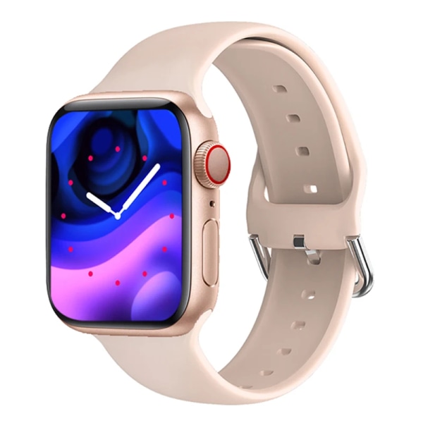Original IWO 14 T900 Pro Max Smart Watch Series 7 Bluetooth Call 44mm blodtrycksmätare Smartwatch Klockor för Apple Android T900 Pro Max Blue