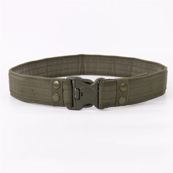 Militär utrustning Knock Off Army Bälte Herr Heavy Duty US Soldier Combat Taktiska bälten Robust 100 % nylon midjerem 5 cm Bredd ArmyGreen 130cm