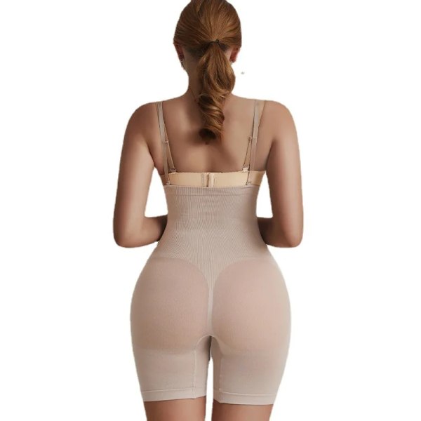 Helkroppsformare Colombianska reduktiva gördlar Underbyst Korsett Body Waist trainer Butt Lifter Shapewear Slimmande underkläder Beige XXL