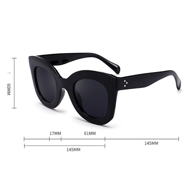DYTYMJ Classic Cat Eye Solglasögon Dam Lyx Designer Solglasögon Dam Vintage Gradient Solglasögon Män Gafas De Sol Hombre Leopard