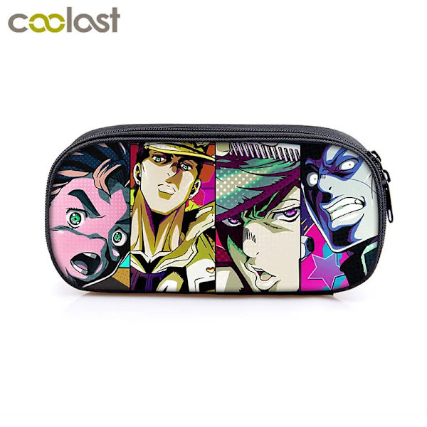 Anime Jojo Bizarre Adventure / Killer Queen Kosmetikfodral Pennhållare Pojkar Flickor Stationär väska Skolmaterial Case dqbbjojo07