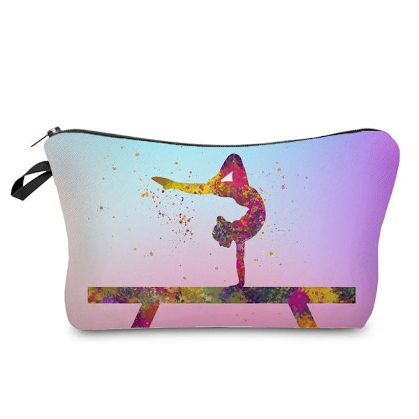 Sminkväska Mode Skollärare Gåva Rytmisk print Kosmetisk väska Originaldesign Kvinnlig Resetoalettartiklar Organizer hz6606 Cosmetic Bag