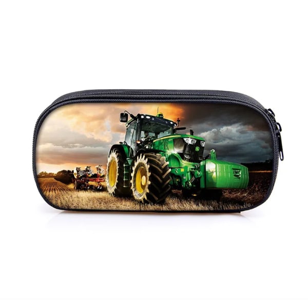 Farm Tractor Print Kosmetisk case Pennväska Pojkar Flickor Stationär väska Barn Case Barn Pennlåda Skolmaterial Väskor dqbbftractor03cw