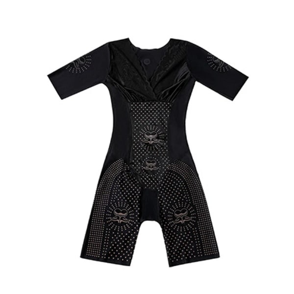 Kvinnor Sexig Body Mage Control Shapewear Viktminskning Body Push Up Shapers Underkläder Bantning Midjestöd Underkläder Black XL