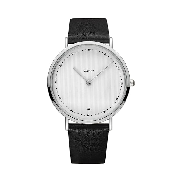 YAZOLE Mode Herrklockor Toppmärke Lyx Watch För män Casual Business Armbandsur Man Presentklocka Relogio Masculino Brown White