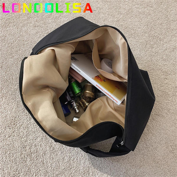 Nya Canvas Totes Väskor Dam Casual Vilda Dam Hobos Handväskor Stor kapacitet Shoulder Flickor Sac Enkel kvinnlig Messenger Bag Army Green