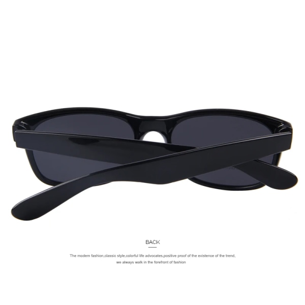 MERRYS Polarized Solglasögon för män Klassiska män Retro Rivet Shades Brand Designer Solglasögon UV400 S683 C09