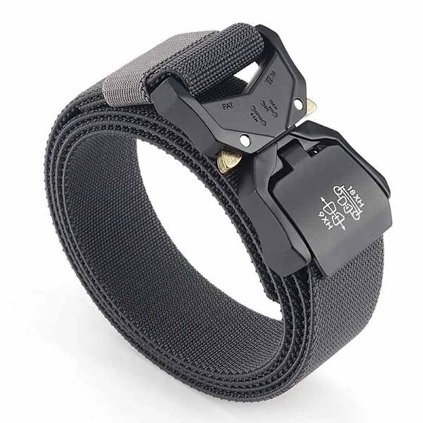 Taktiskt bälte Quick Release Army Style Stridsbälten Svart Herr Nylon Militär midjeband Utomhus Jakt Sporttillbehör 125cm Style 2 Army Green 125cm