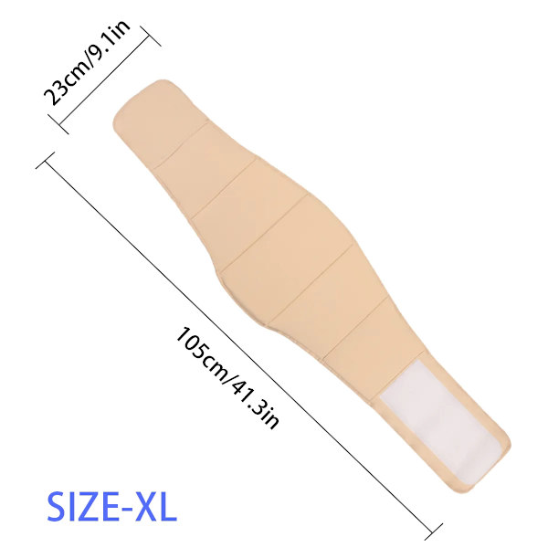 360 Lipo Foam Wrap Around Ab Board Efter operation Utplattad magkompression Midja Magbord för fettsugning Beige M