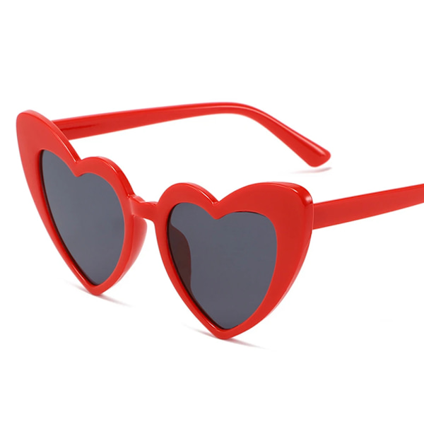 UV400 Skydd Hjärta Solglasögon Dam Märke Designer Cat Eye Solglasögon Kvinna Retro Kärlek Hjärtformade Glasögon Damer Type 4