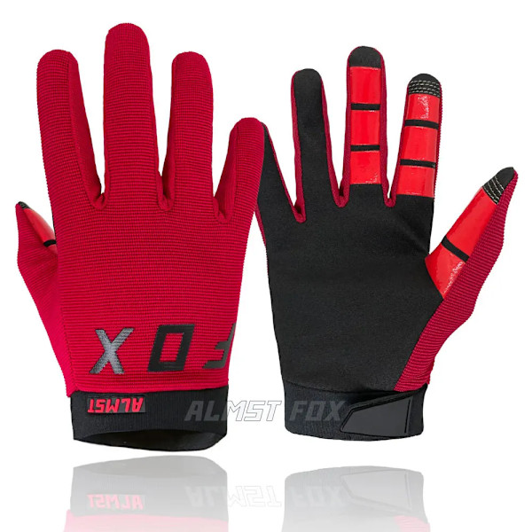 Almst Fox Nya Moto Cross Handskar Herr Ranger Race Mx Dirt Motorcykel Guantes Mountain Offroad Motorcykelhandske Luvas Unisex Red S