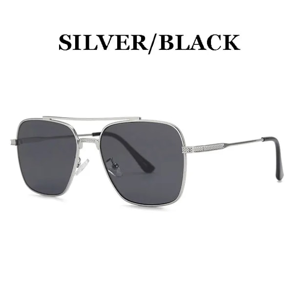 2022 Fashion Flight Seven 007 Rock Style Gradient Pilot Solglasögon för män Fyrkantiga lyxiga varumärkesdesign Solglasögon Oculos De Sol 17340 C5 UV400