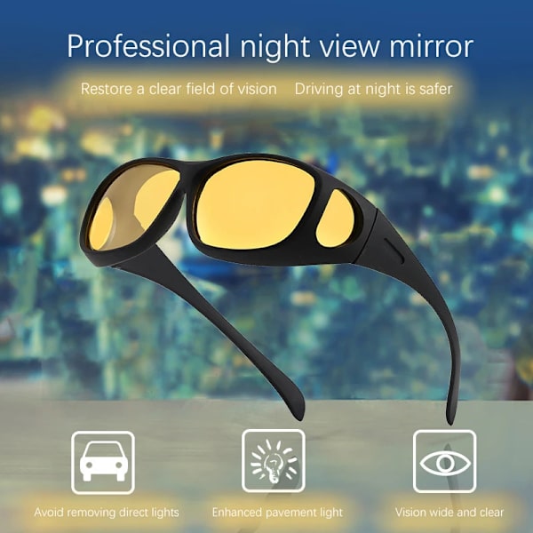 Nya polariserade solglasögon som passar över glasögon Körskyddsglasögon Fiskeglasögon Sportsolglasögon Night Vision Glasögon C10