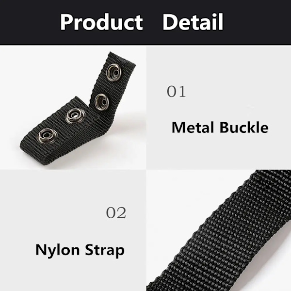 1/4/8 st Taktiskt bältesspänne Heavy Duty bälteshållare Bärbar vävrem Militär bältesutrustning Tillbehör Utomhussport 1pc 5.5cm