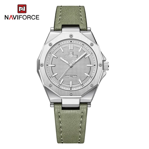 NAVIFORCE Quartz Läder Armband Lyx Kvinnor Enkel Populär Watch Vattentät Kvinnor Klockor Kvinnor Watch Mujer SWGN