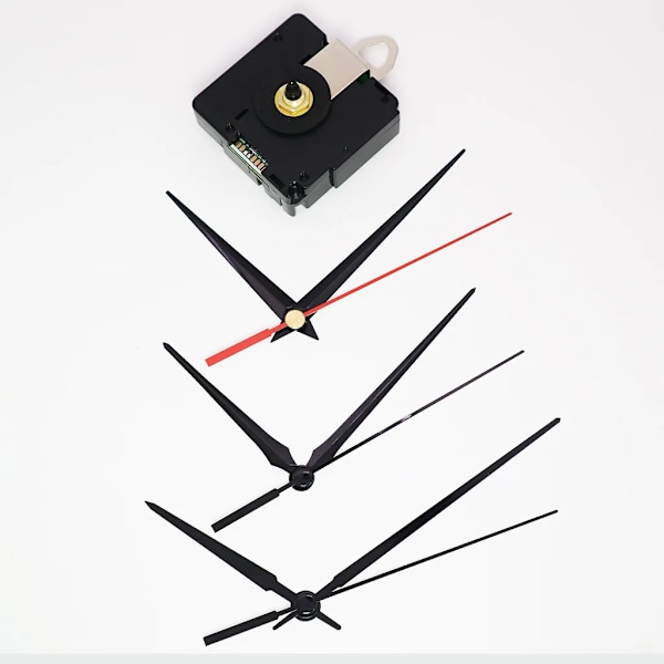 Ny Tyskland DCF Signal Klockrörelse DIY Kit Atomisk Radiostyrd För Europa Väggklocka Ersättningstillbehör Med Krok Black A