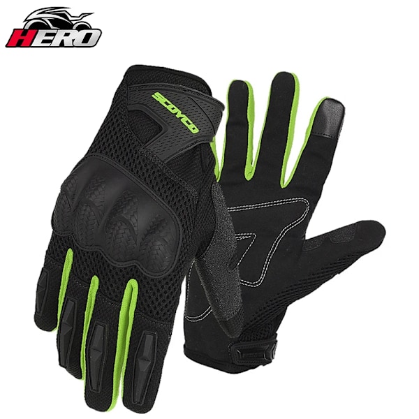 Scoyco Sommar Motorcykelhandskar Andningsbara Mesh Motorbike Handskar Touch Funktion Moto Motocross Handskar Off Road Racing Ridning mc58-2-gloves-2 M