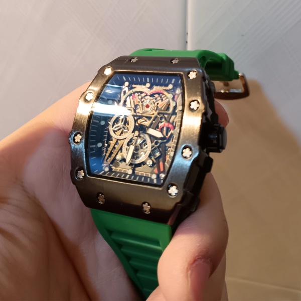 Watch Mode Legering Urboett Toppmärke Lyx Herr Quartz Clock Klassisk Man Sport Kronografklockor Style 1
