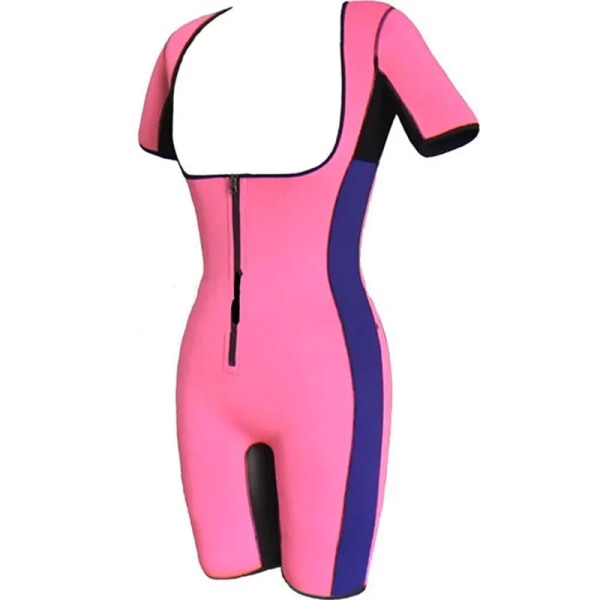 Kvinnor Slimming Sheath Bodysuit Neopren Butt Lifter Platt Mage Bastu Dräkt Kurvformare Waist trainer Ben Shapewear Black XXXL