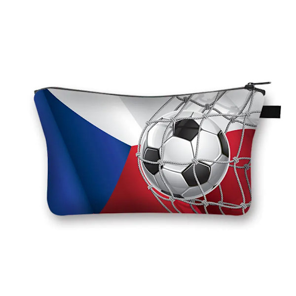 Cool fotbolls-/fotbollsmode förvaringsväska Kvinna Kosmetikväska Organizer Bärbar sminkväska för resor Tonåring Pojke Present shzbzhuqiu9