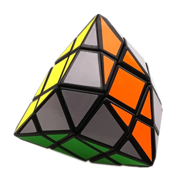 Diansheng 4-hörn Magic Cube 4 Corner Speed ​​Puzzle Cubes Pedagogisk leksak Brain Teaser Twisty Puzzle cubo magico Toy Black