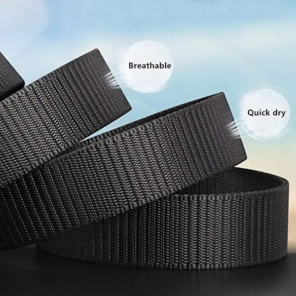 JIFANPAUL Automatiskt spänne Nylon Man Army Taktiskt Bälte Herr Militär midja Canvasbälten Cummerbunds Högkvalitetsrem PLM gray 125cm