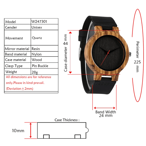 Vintage trä svart/kaffe/grön urtavla Naturlig bambu trä watch för män Läder träklocka Man Hour Top Present Reloj de madera Rhombus Dial