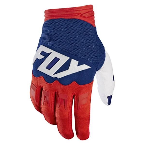 Smartfox Top Race Cykelhandskar Fox Mountain Cykel Landsvägscykel Motorcykelhandskar Bmx Atv Mtb Endurohandskar För Motocross Unisex Blue---Red M